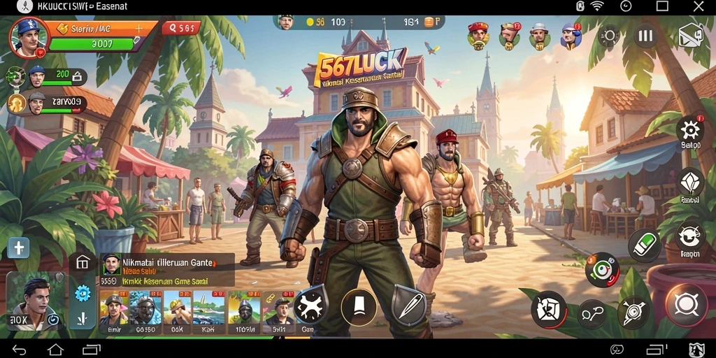 Screenshot gameplay <strong>567LUCK</strong> menunjukkan keseruan dan kebahagiaan pemain.