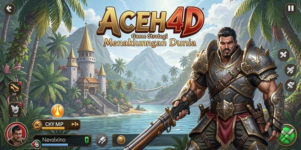 Screenshot gameplay ACEH4D menampilkan pertempuran strategis yang mendebarkan.
