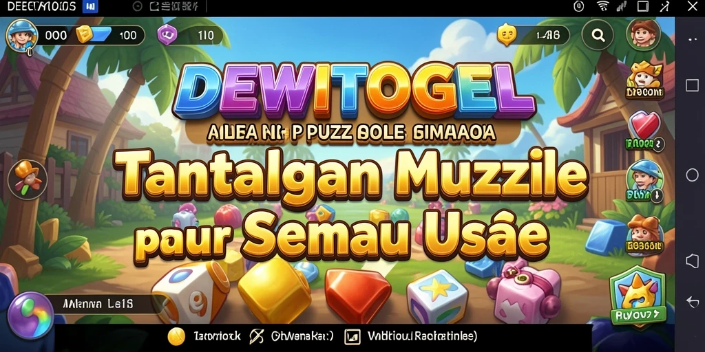 Tampilan gameplay menantang dari DEWITOGEL dengan berbagai teka-teki.