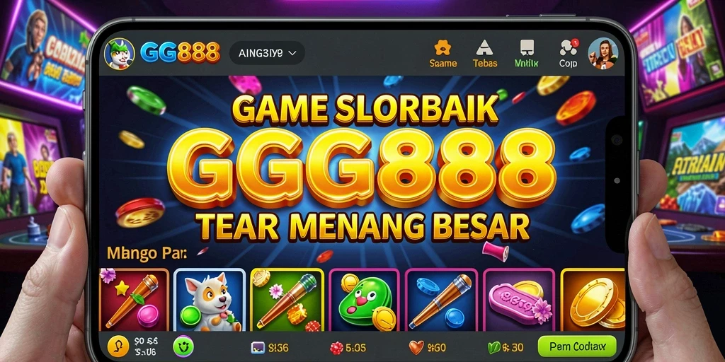 Tampilan gameplay Slot GGG888 yang menarik dan menawan.