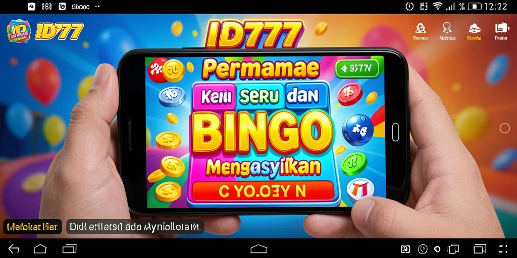Screenshot ID777 menunjukkan keseruan gameplay Bingo yang interaktif.
