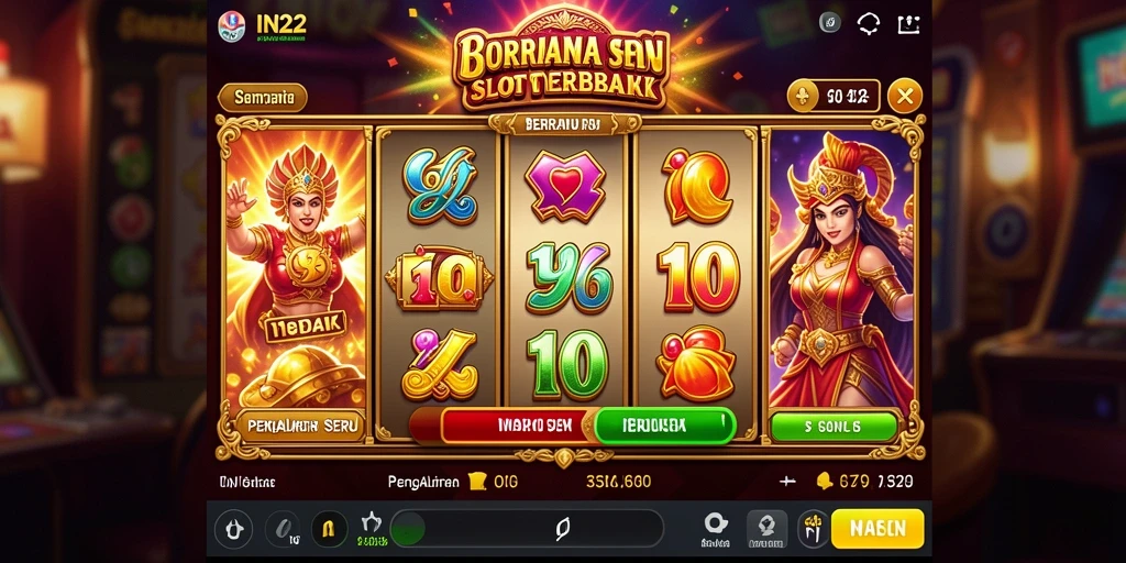 Tampilan gameplay IN22 yang menarik dan penuh warna.