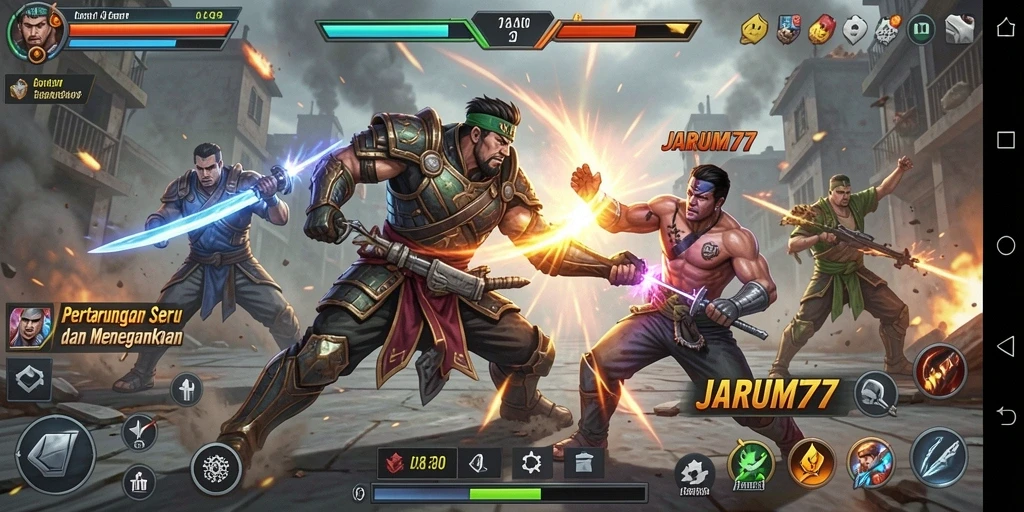 Tampilkan pertarungan epik di arena JARUM77