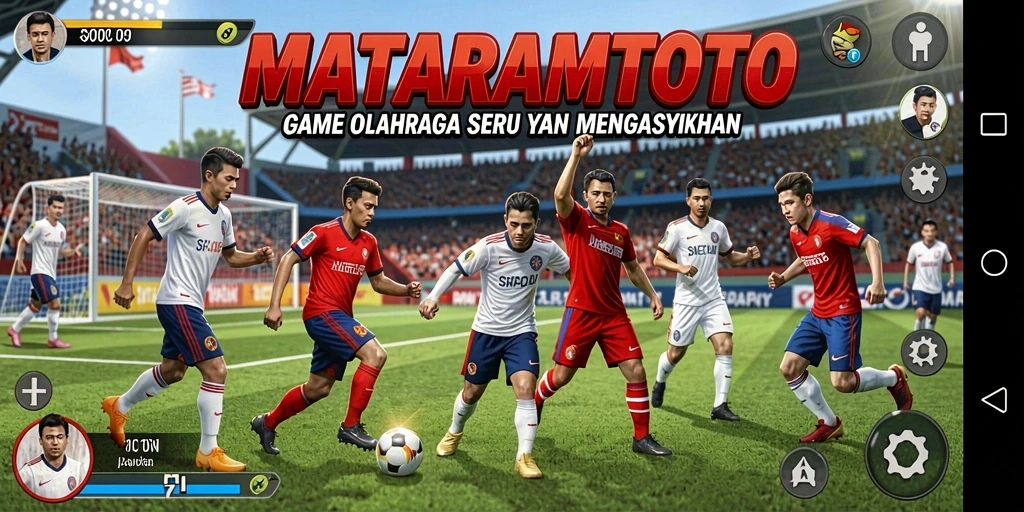Tampilan menarik dari gameplay MATARAMTOTO yang menampilkan aksi olahraga.
