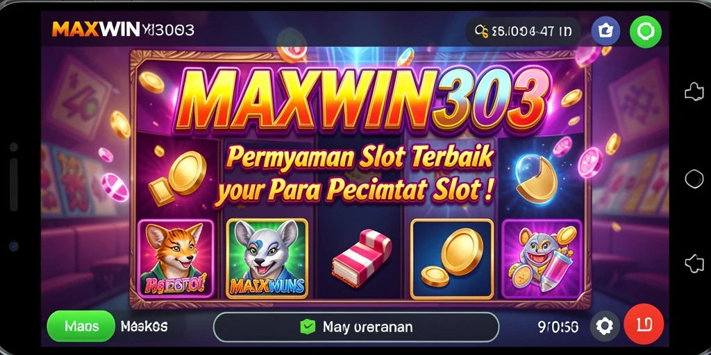 Tampilan gameplay menarik dari MAXWIN303 yang menghadirkan keseruan bermain slot.