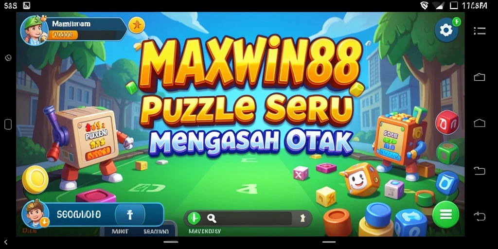 Tampilan gameplay seru di MAXWIN88 dengan tantangan puzzle.