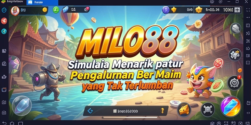 Tampilan gameplay <strong>MILO88</strong> yang mendalam dan interaktif.