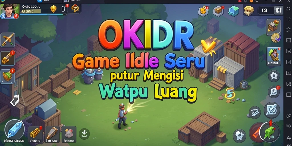 Screenshot OKIDR menampilkan gameplay Idle yang menarik dan menyenangkan.