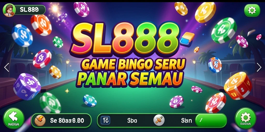 Tampilan menarik gameplay Bingo yang seru di SL888.