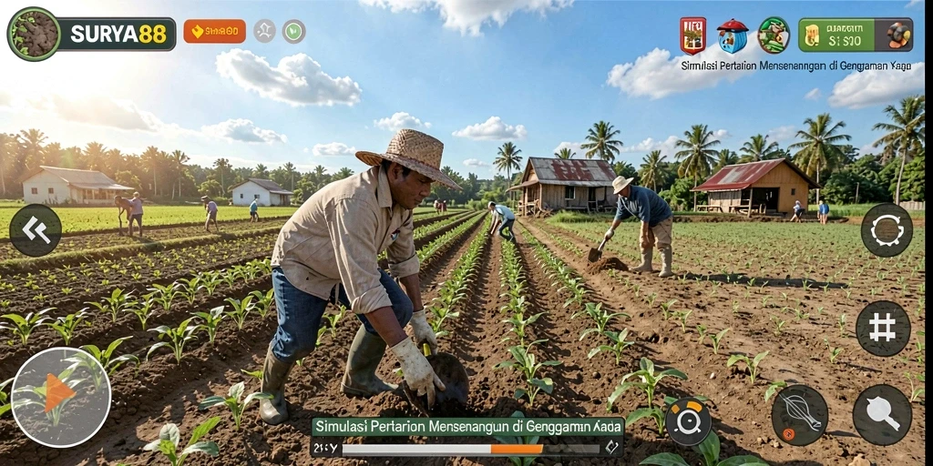 Tampilan menarik dari gameplay SURYA88 yang seru dan mendebarkan.