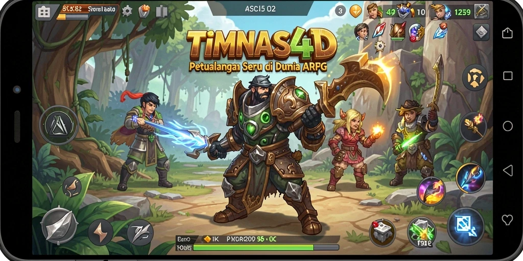 Screenshot gameplay TIMNAS4D yang menunjukkan aksi seru di dalam pertarungan.