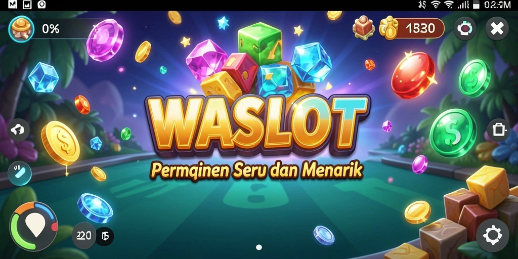 Tampilan gameplay WASLOT yang seru dan menantang dalam setiap level.