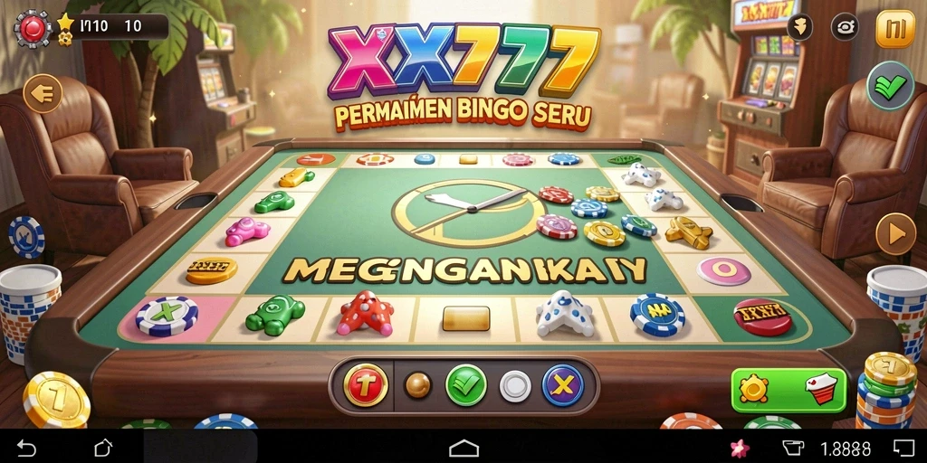 Gameplay seru dalam permainan Bingo XXX777 yang penuh warna.