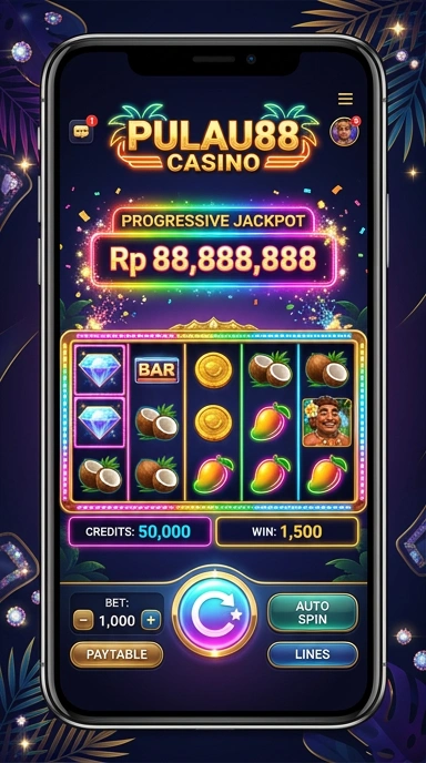 Screenshot fitur keamanan aplikasi pulau88 yang terjamin.